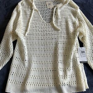 Rip Curl open knit sweater XS NWT